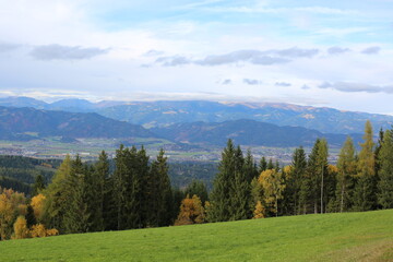 mountain landscape in the autumn