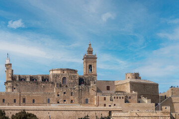 Fototapeta premium Santuario dell'Assunzione della Vergine Maria - Cittadella di Victoria - Isola di Gozo - Malta