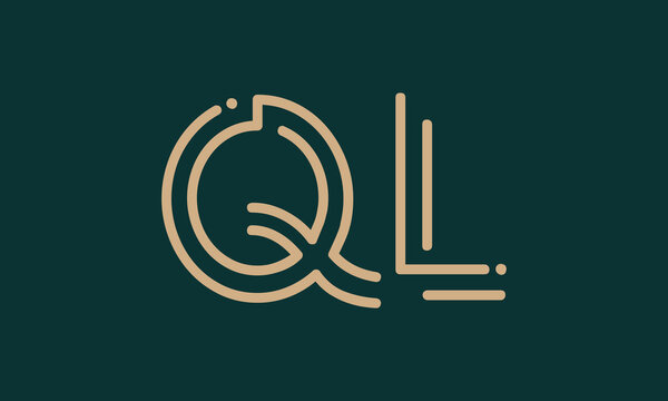 QL Q ql initial logo | initial based abstract modern minimal creative logo, vector template image. luxury logotype logo, real estate homie logo. typography logo. initials logo