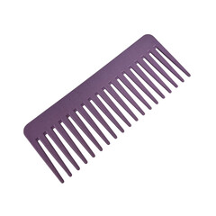 Hair comb fashion accessory close up, new elegant clean isolated object cut out with clipping path, soft selective focus
