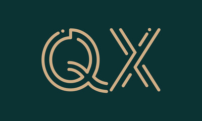 QX Q qx initial logo | initial based abstract modern minimal creative logo, vector template image. luxury logotype logo, real estate homie logo. typography logo. initials logo
