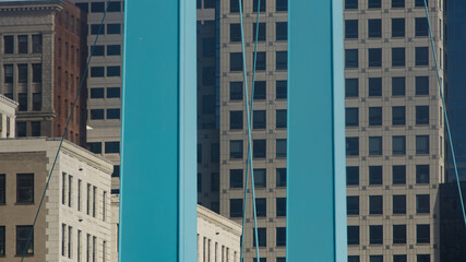 Fototapeta premium Urban clustered geometry
