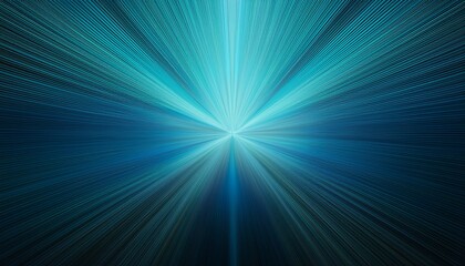abstract background with blue and turquoise gradient forming radial central spotlight effect for modern design