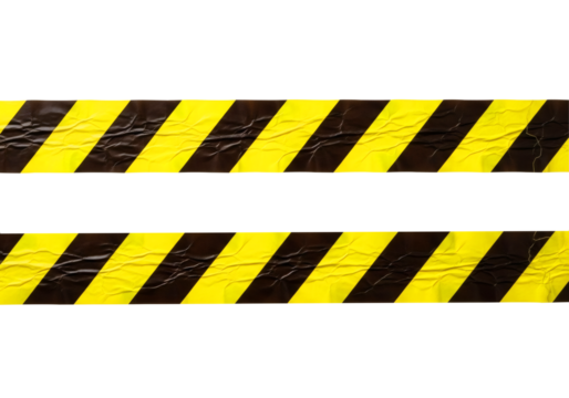 Yellow Black Striped Caution Tape Warning Barrier Danger Safety Hazard Stripes Construction Security Isolation