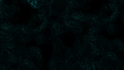 Dark Abstract Cosmic Texture Background — Deep Black and Teal Tones Blend in a Subtle Nebula-Like Pattern with Swirling Energy. Mysterious Digital Artwork Evokes Space, Depth.