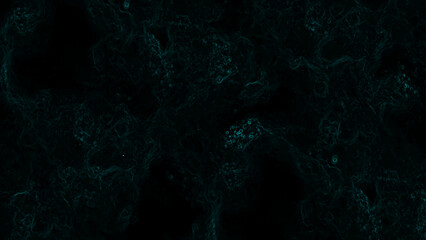 Dark Abstract Cosmic Texture Background — Deep Black and Teal Tones Blend in a Subtle Nebula-Like Pattern with Swirling Energy. Mysterious Digital Artwork Evokes Space, Depth.