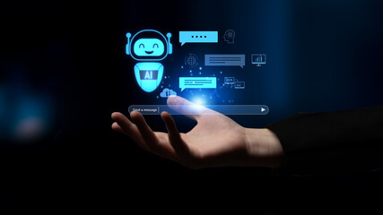 AI chatbot improves virtual assistant interaction. AI chatbot processes text, supports users, AI chatbot automates replies, and AI chatbot enables smart messaging. Latch