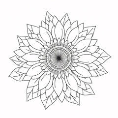Mandala Coloring Page