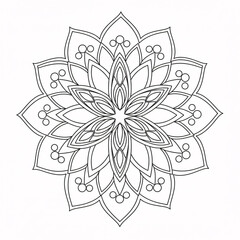 Mandala Coloring Page