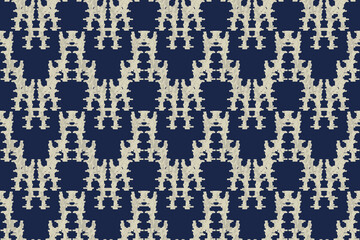 Ethnic abstract ikat art. Aztec ornament print. Geometric ethnic pattern seamless color oriental. Design for background, curtain, carpet, wallpaper, clothing, wrapping, Batik, and vector illustration.