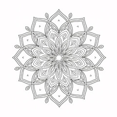 Mandala Coloring Page