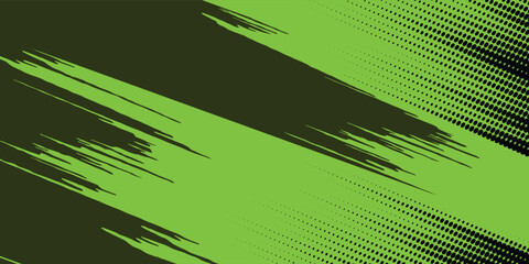 green color pattern gradient grunge texture background. Dots pop art comics sport style vector illustration Abstract background dark green with modern corporate concept