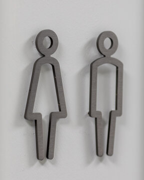 restroom sign, men, women