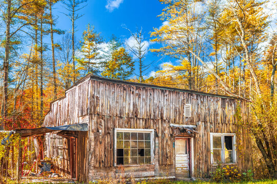 Run Down Dilapidated Building 818