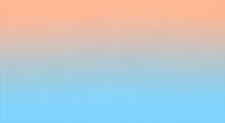 Soft gradient background transitioning from warm peach to cool sky blue