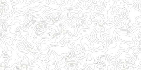 Topographic wave and curve line contour map background. Abstract wavy topographic map and curved lines background. Abstract geographic wave grid line map.	
