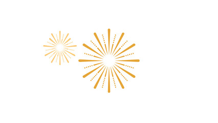 Abstract golden sunburst rays radiating outwards from a central point creating a vibrant celebratory explosion effect
