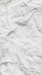 white crumpled paper .textura or background
