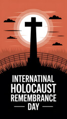 Holocaust Remembrance Day Memorial Illustration