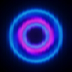 Red and Blue Abstract Energy Flow Neon Fusion Background