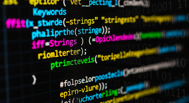 binary code background