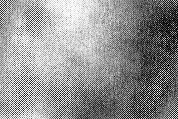 Dense diagonal halftone texture with bold contrast and subtle irregularities in black on a transparent background.