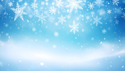 Naklejka premium blue christmas background