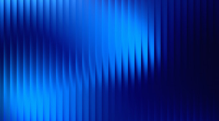 Vibrant blue abstract background with dynamic vertical lines