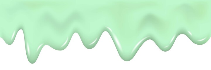 Dripping matcha tea or mint pistachio ice cream.