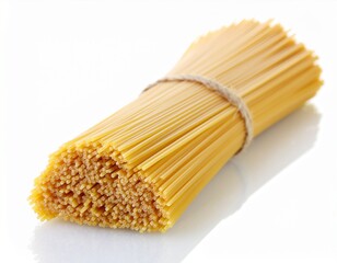 pasta on white background