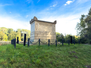 Warsaw, Poland - October 28, 2025: Mausoleum of Polish Soldiers, war memorial of fallen soldiers