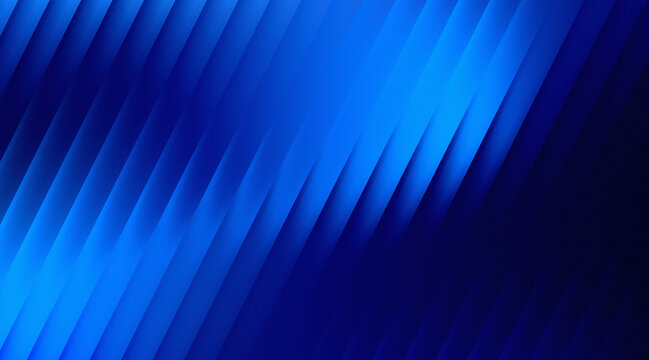 Blue abstract gradient background with dynamic diagonal stripes