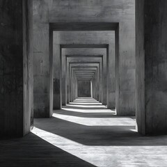 Fototapeta premium corridor with columns
