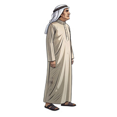 Arab Man Traditional Attire