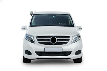 white silver sports car, a new luxury auto vehicle model  car isolated on white Background