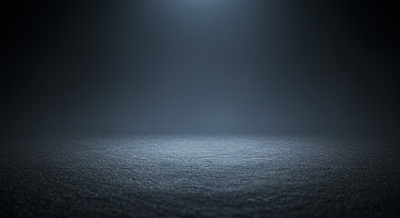 Dark Textured Surface with Spotlight shadow background abstract moody dramatic illumination backdrop empty space floor asphalt concrete