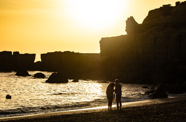 Bizarre Gesteine in der Algarve