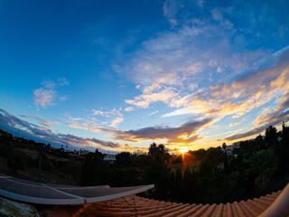 Sonnenuntergang in der Algarve
