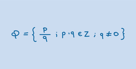 Rational Numbers Formula in Mathematics.