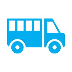 Transportation bus icon