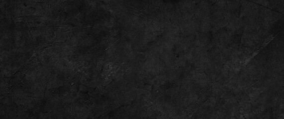 Dark grey textured concrete black wall background