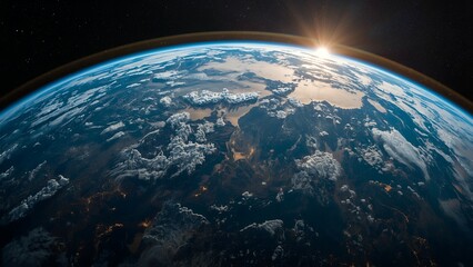 Fototapeta premium planet earth in space