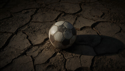 soccer ball on the ground