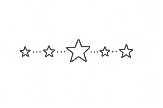 Five star rating system showing customer satisfaction, product quality review, and feedback score icon - Powered by Adobe