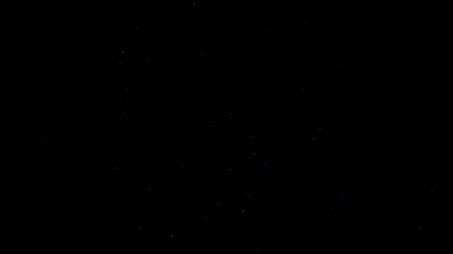 Minimalist retro space effect featuring tiny pixel stars drifting gently ideal for gaming or ambient visual backgrounds