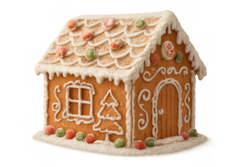 Gingerbread house decorating for christmas holidays, creating festive dessert traditions and sweet winter celebrations