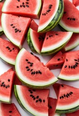 Rodajas de sand&iacute;a jugosa