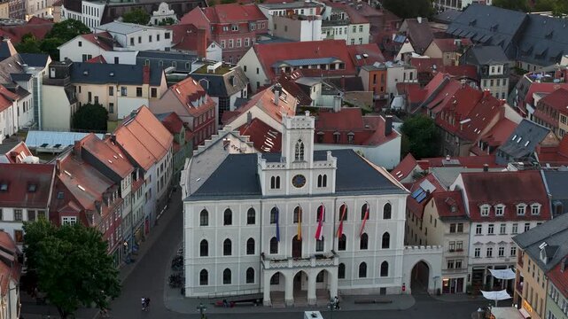 Weimar, Germany- Medieval City Centre Flyover