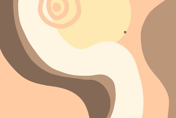 vector illustration of a young woman