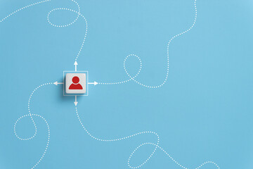 Choosing the right path to follow. Decision making in business. Right decisions and way to success. Alternative options to take action.